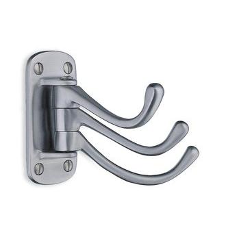Smedbo BK248 3 1/4 in. Triple Coat Multi Hook in Chrome from the Classic Collection
